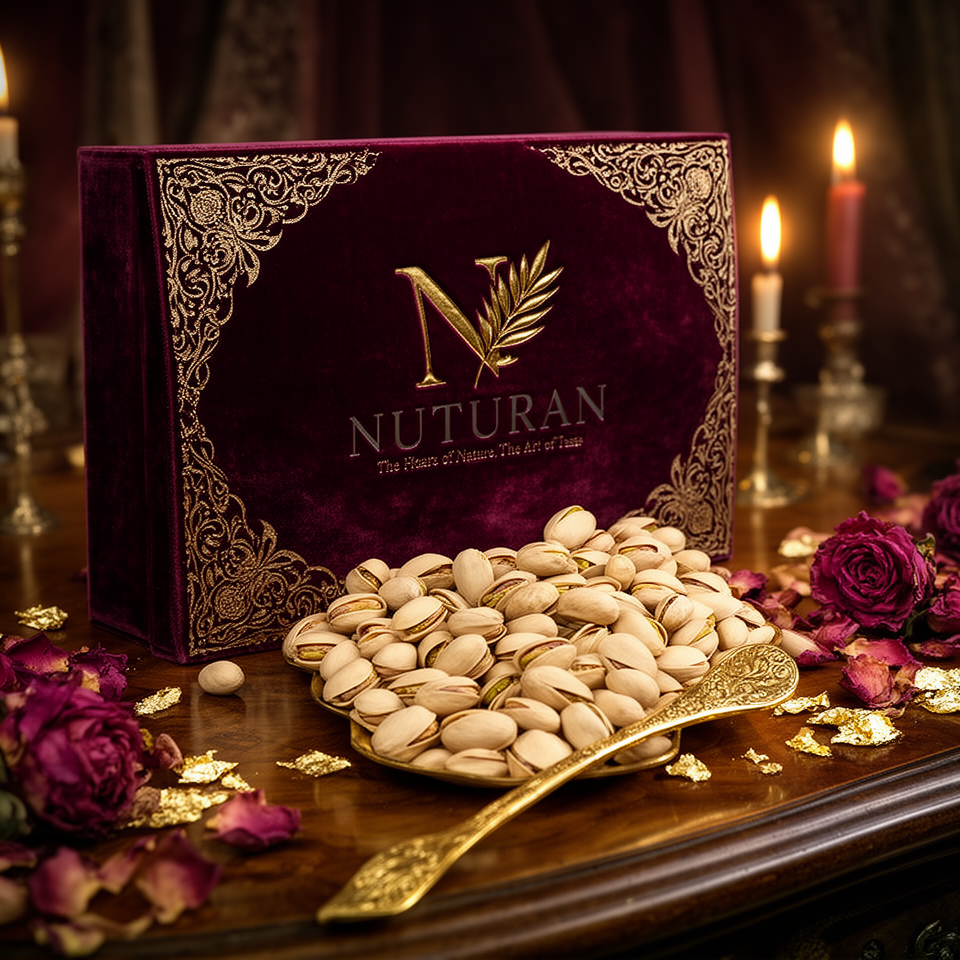 پسته طعم دار گل محمدی