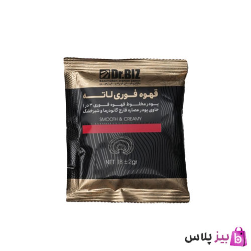 قهوه فوری لاته حاوی پودر قارچ گانودرما